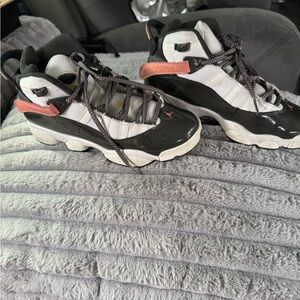 Nike Women's Sneakers - Black, White, and Pink